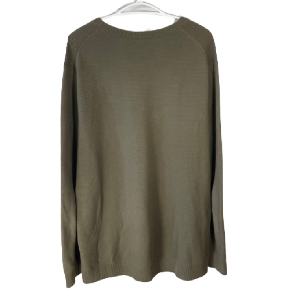Bench sweater top shirt long sleeves crew neck green size L Men